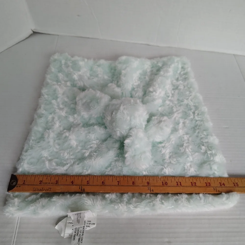 Blankets & Beyond Green Bunny Lovey Blanket Security Blanket Stuffy